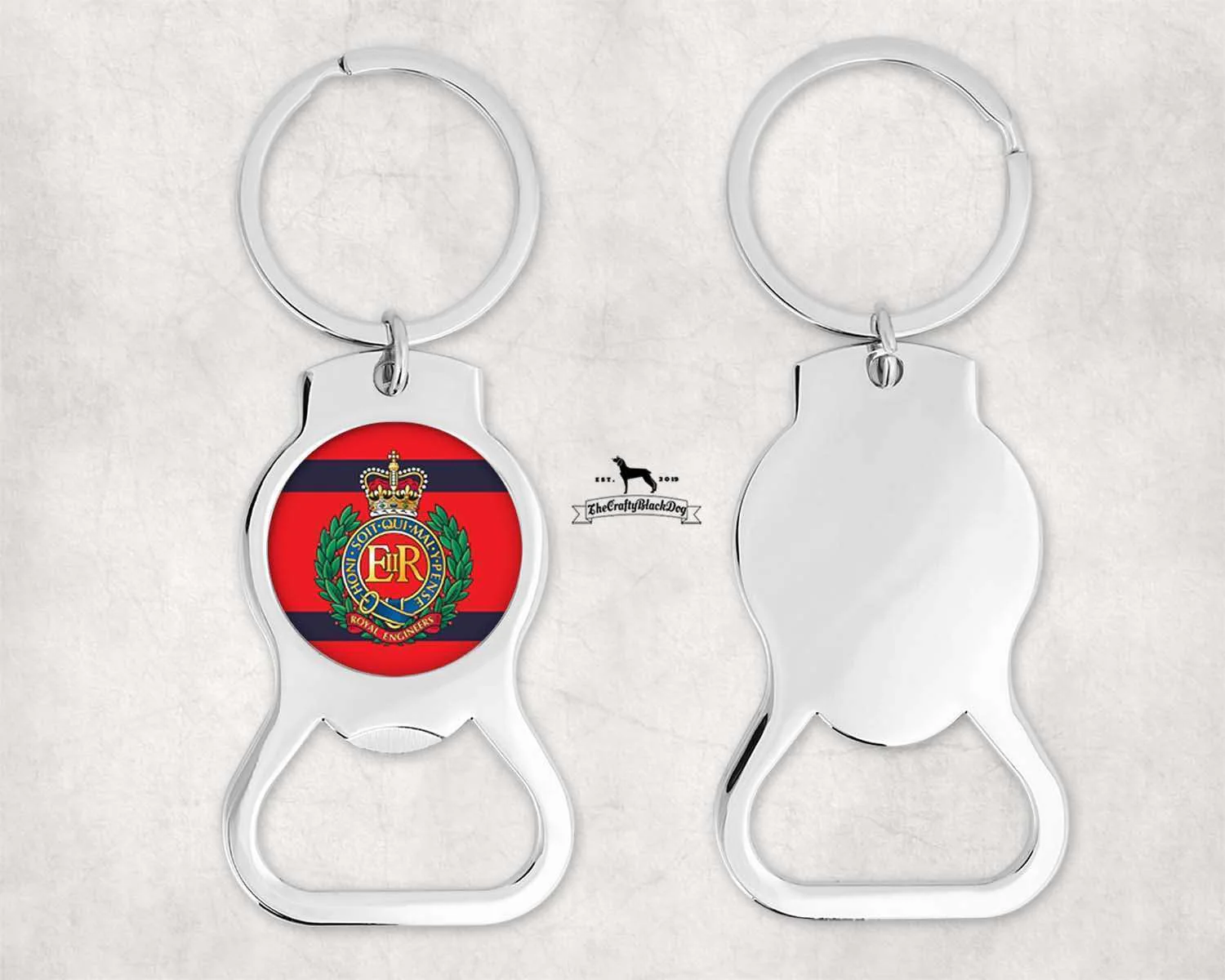 Royal Engineers - Bottle Opener Keyring