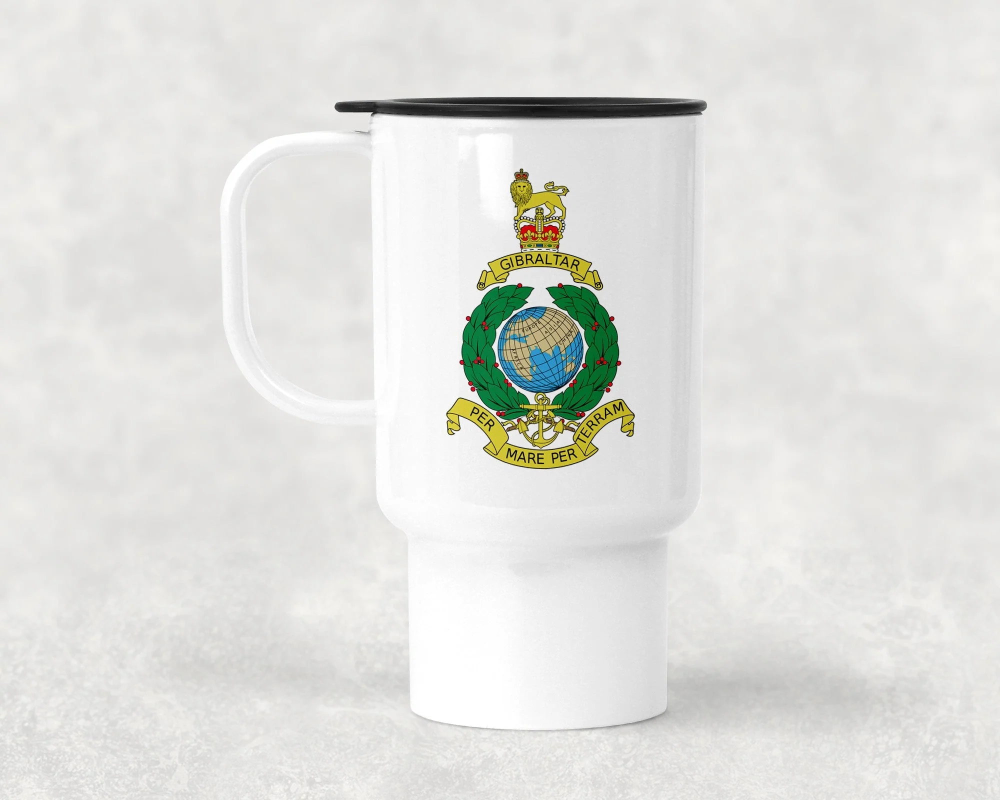 Royal Marines Corps Crest 14oz Military Travel Mug