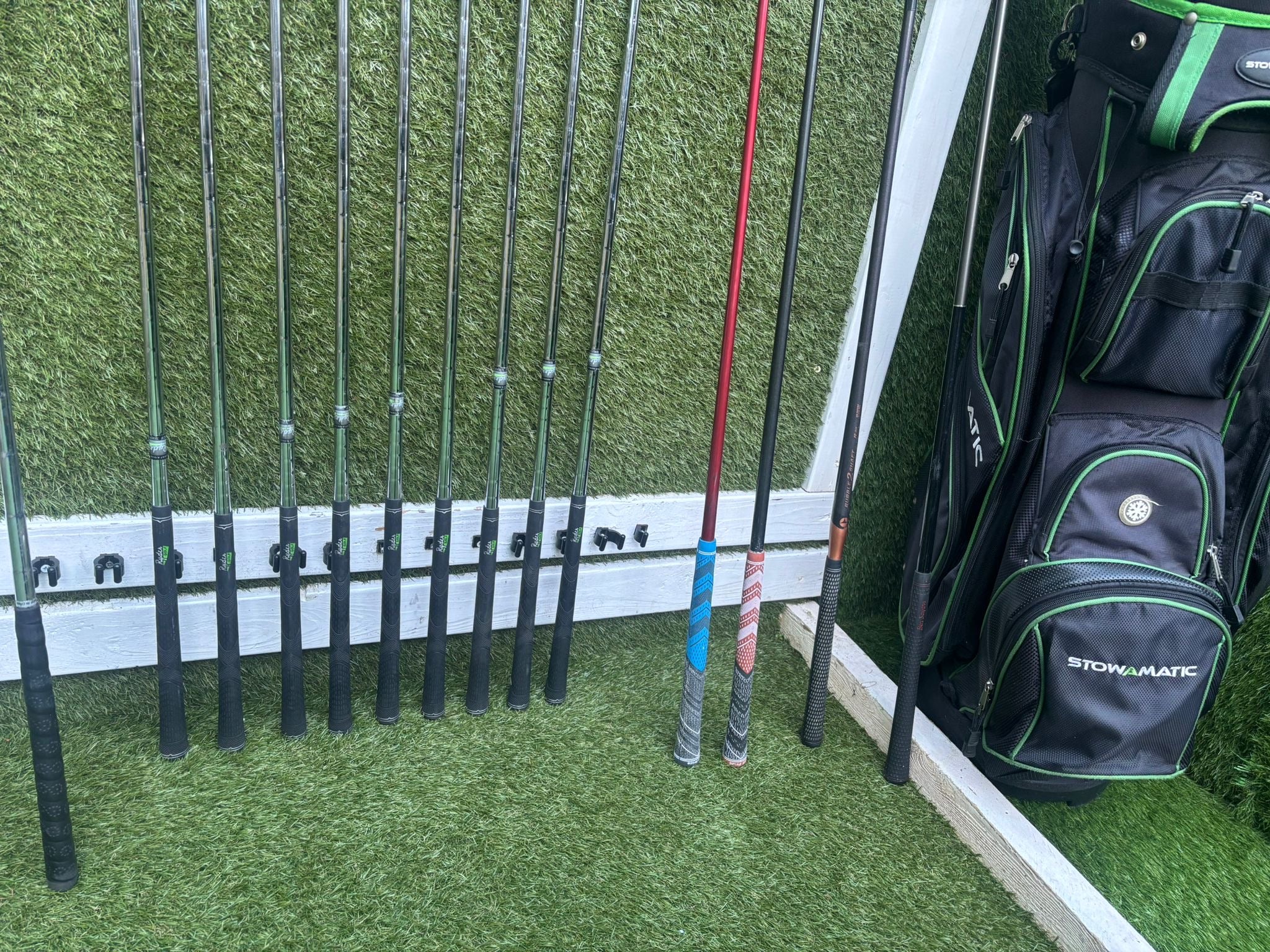 14-Piece Golf Club Set: Ryder Z-40 Irons, Hybrid, Driver, Woods, Cart Bag - Image 6