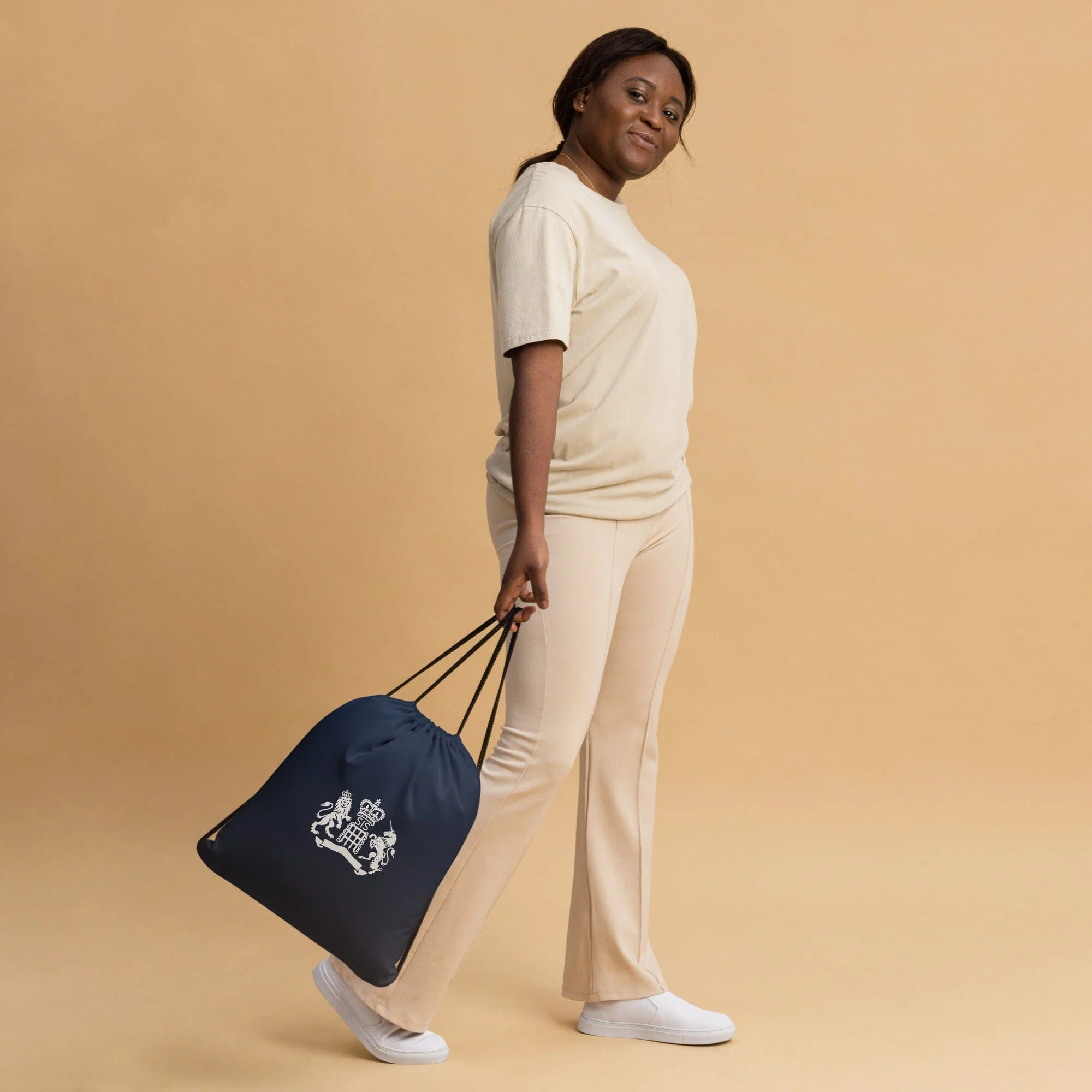 S.I.S. Logo Drawstring bag - Image 3