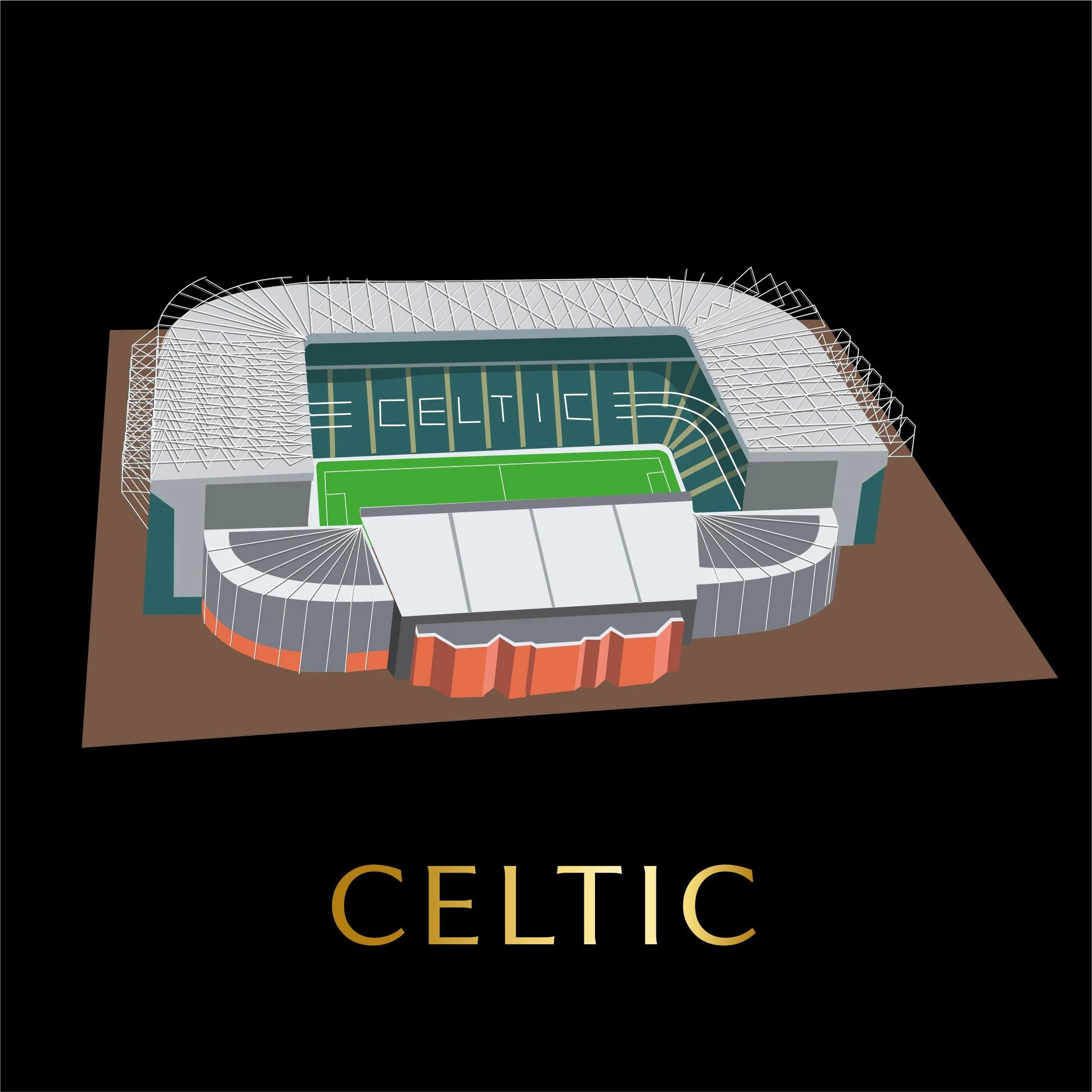 2024 Scottish Football Stadium Scratch-Off Map A1 - Image 4