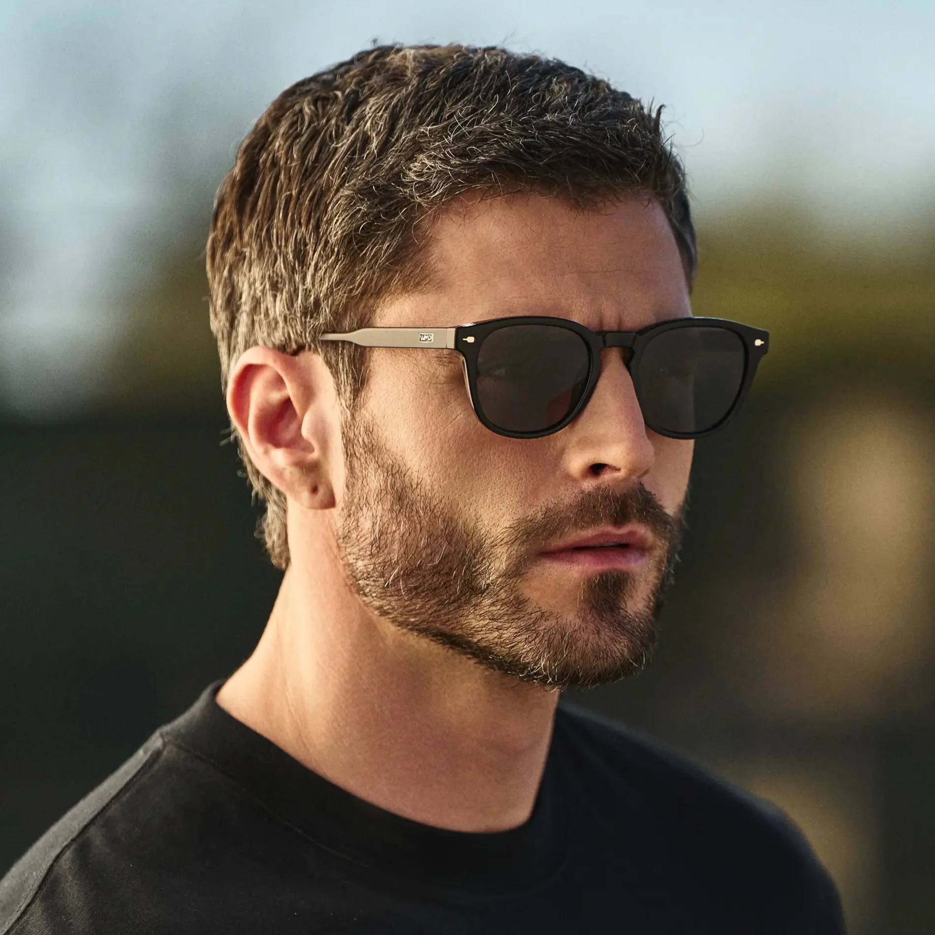 SCOUT Men's Polarised Padel & Tennis Sunglasses - Black l WMP Eyewear - Image 2