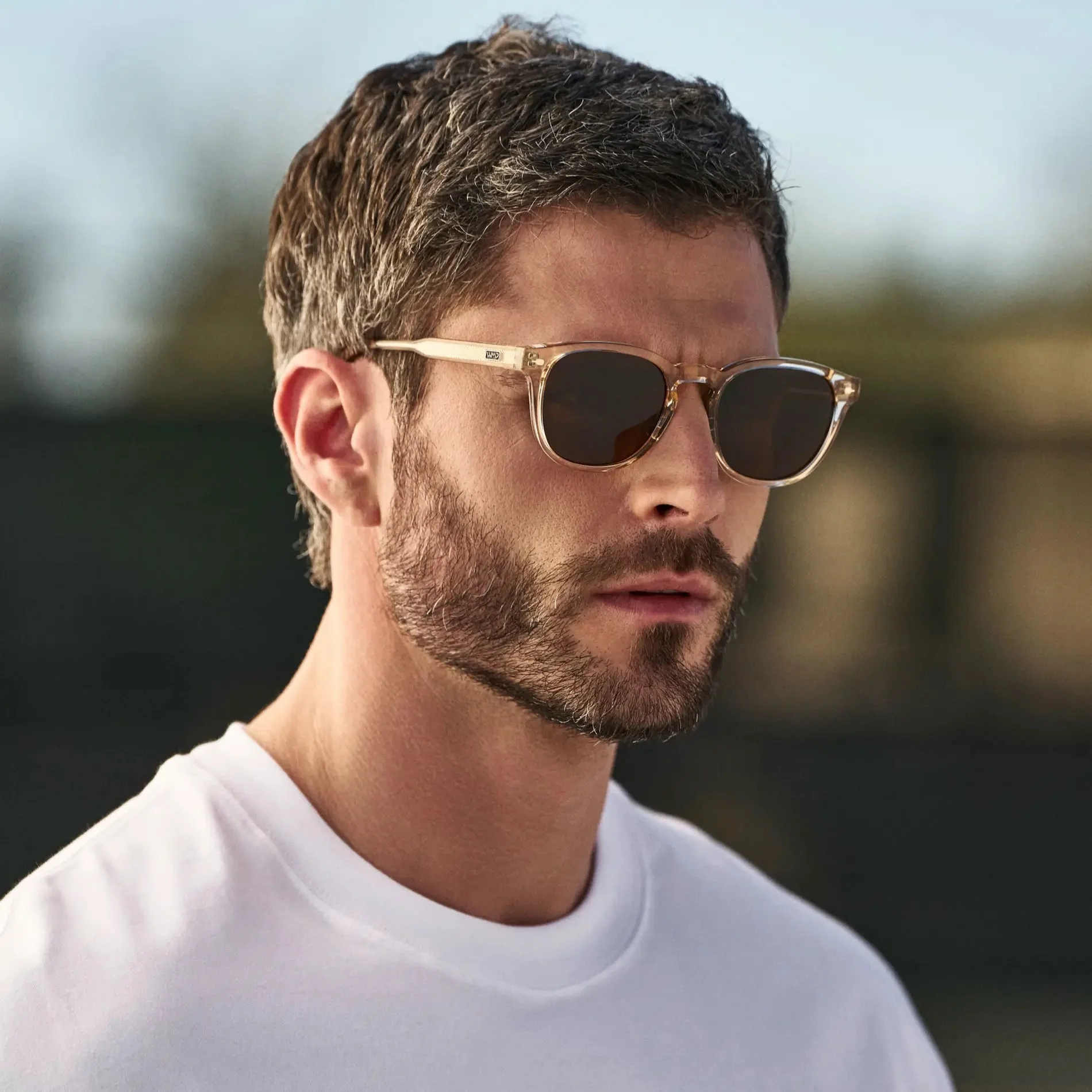 SCOUT Men's Polarised Padel & Tennis Sunglasses - Sand Brown l WMP Eyewear - Image 2