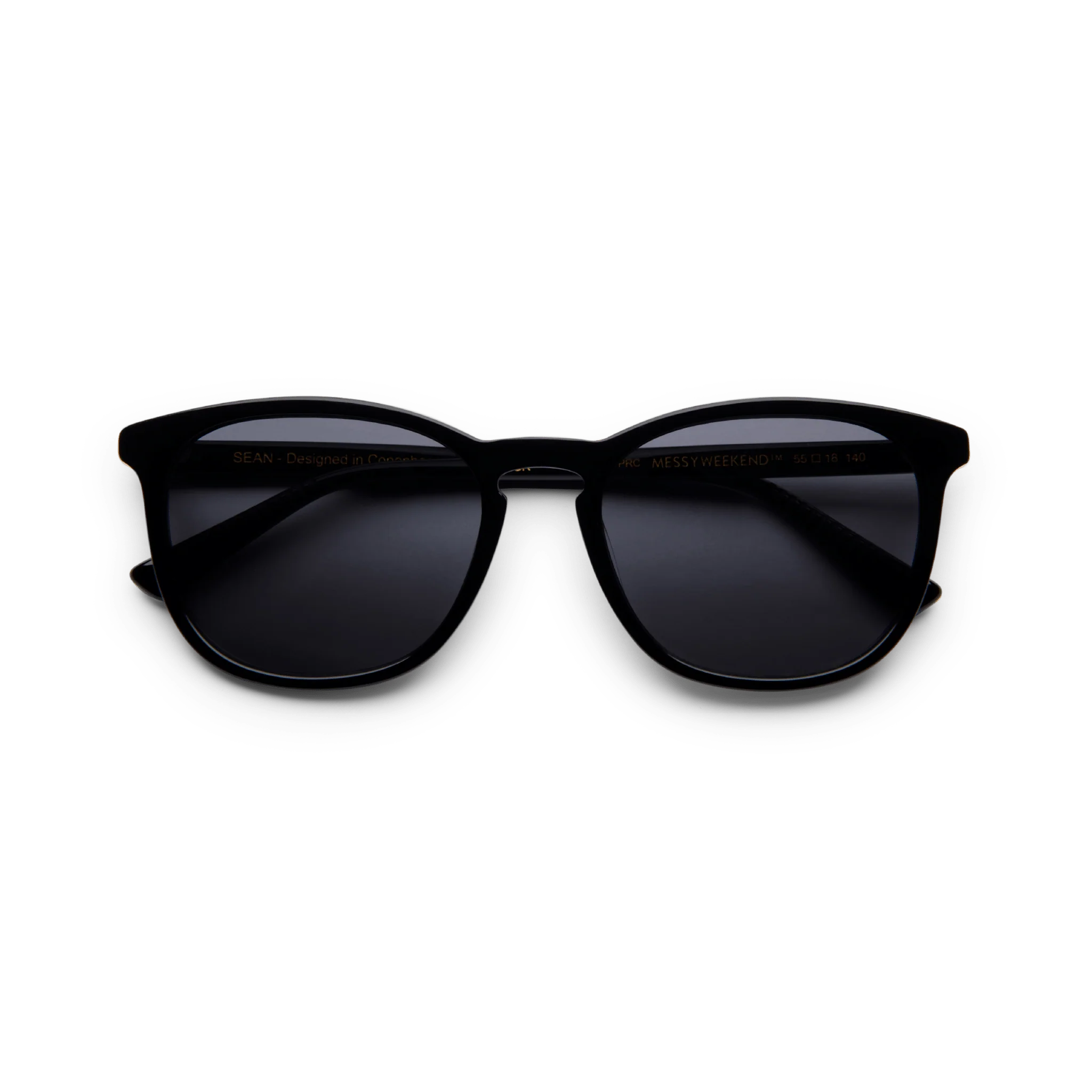 SEAN Black Large Fit Sunglasses by Messy Weekend - Image 2