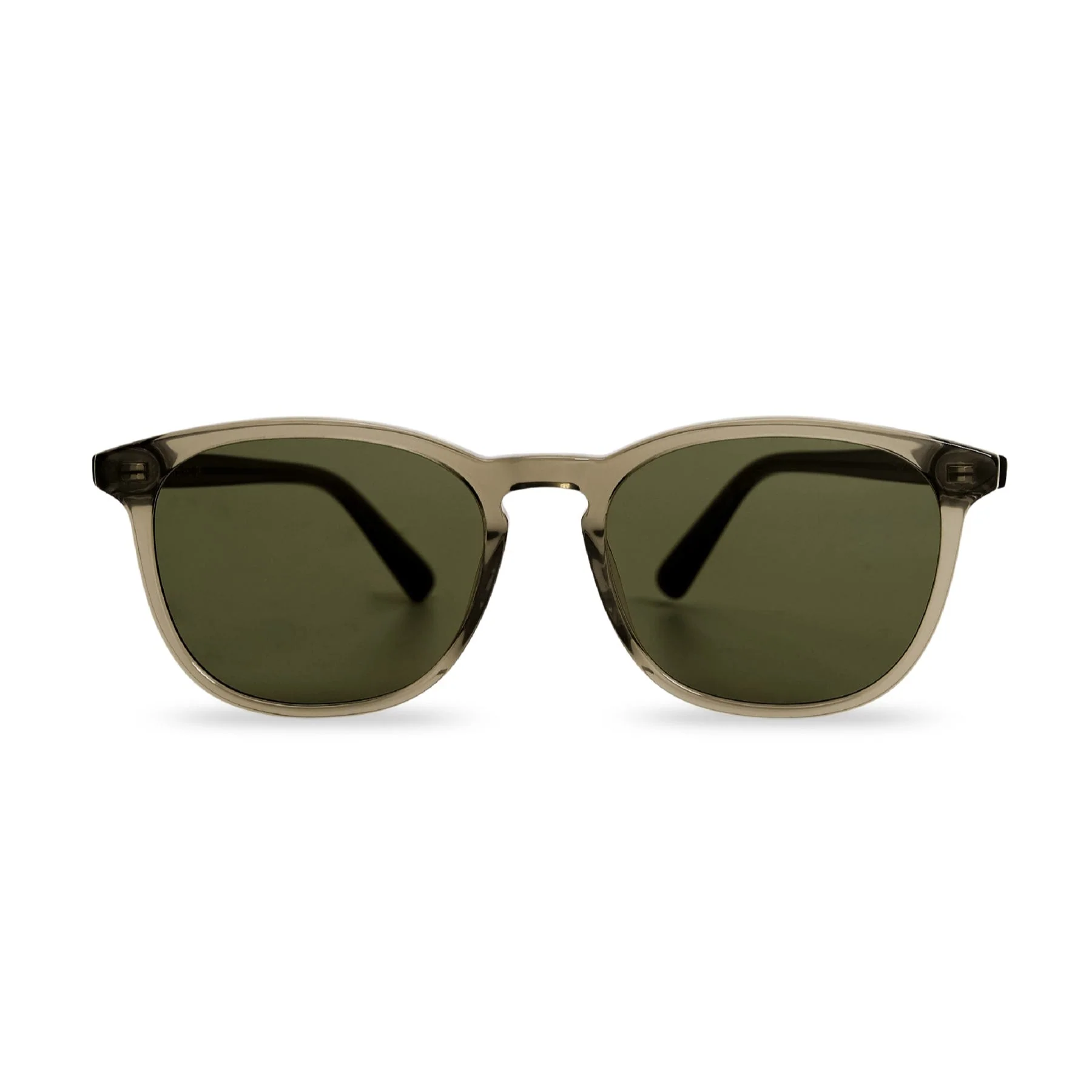 Green Acetate Sunglasses – Large Fit, 100% UV, Unisex Messy Weekend