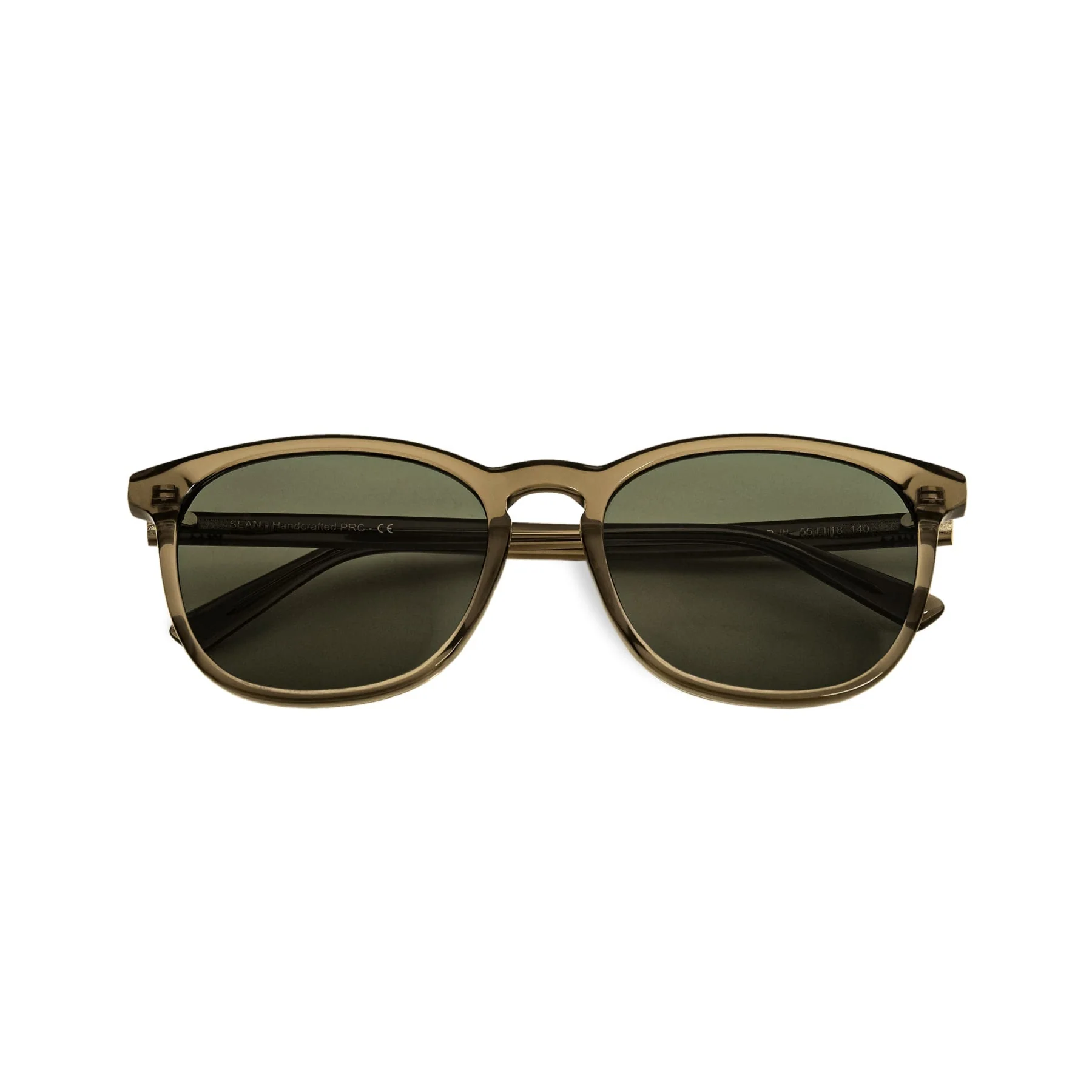Green Acetate Sunglasses – Large Fit, 100% UV, Unisex Messy Weekend - Image 6