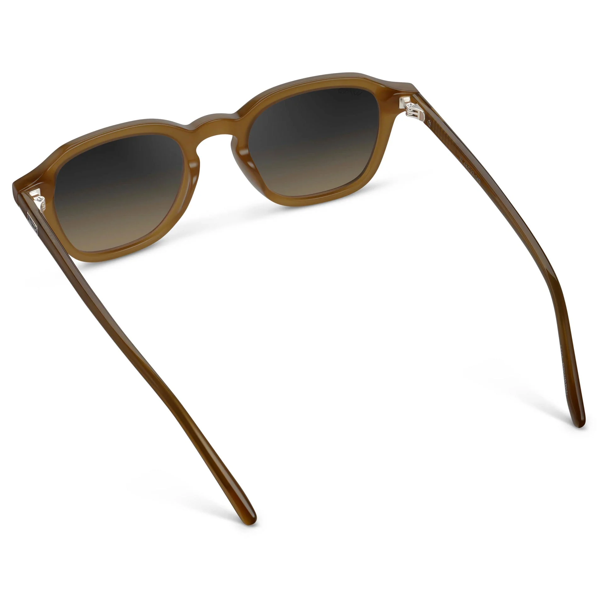 WMP Silas Square Polarized Acetate Sunglasses UV400 – Dune Brown - Image 5