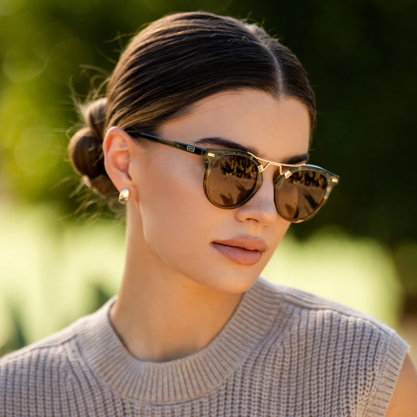 SKYLER Double Bridge Women’s Polarized Sunglasses – Desert Sage | WMP Eyewear - Image 3