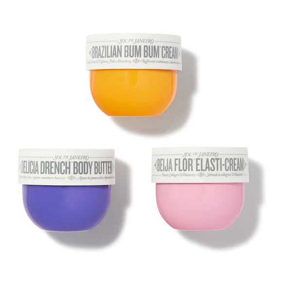 Sol de Janeiro Body Cream Trio Set 3 x 75ml, Hydration & Firming - Image 2