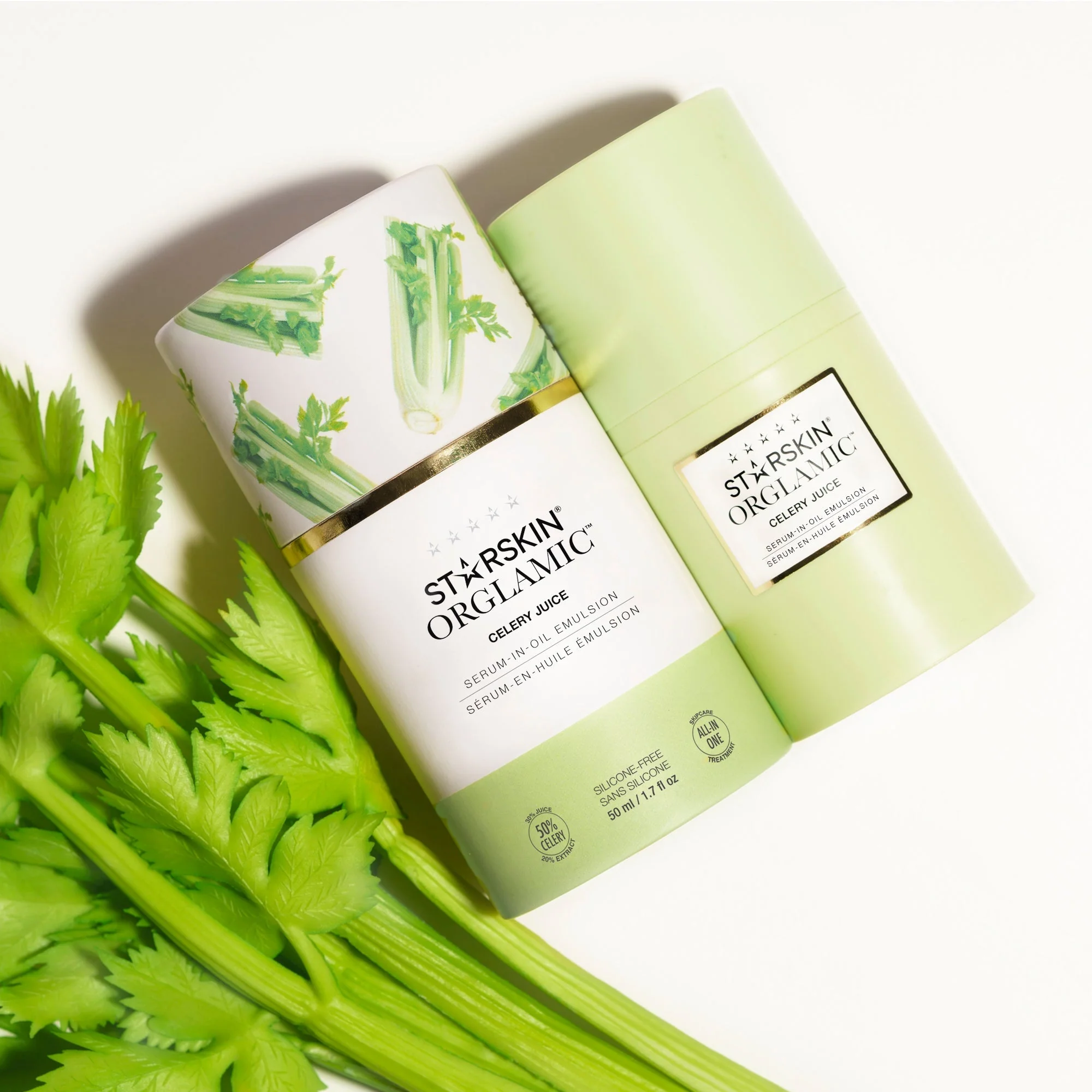 Celery Juice Serum-In-Oil for Oily & Sensitive Skin 50ml - Image 2
