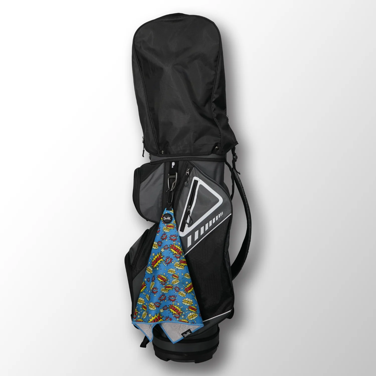 SWAK Attack Golf Towel with Magnet, Microfibre Waffle Fabric - Image 6