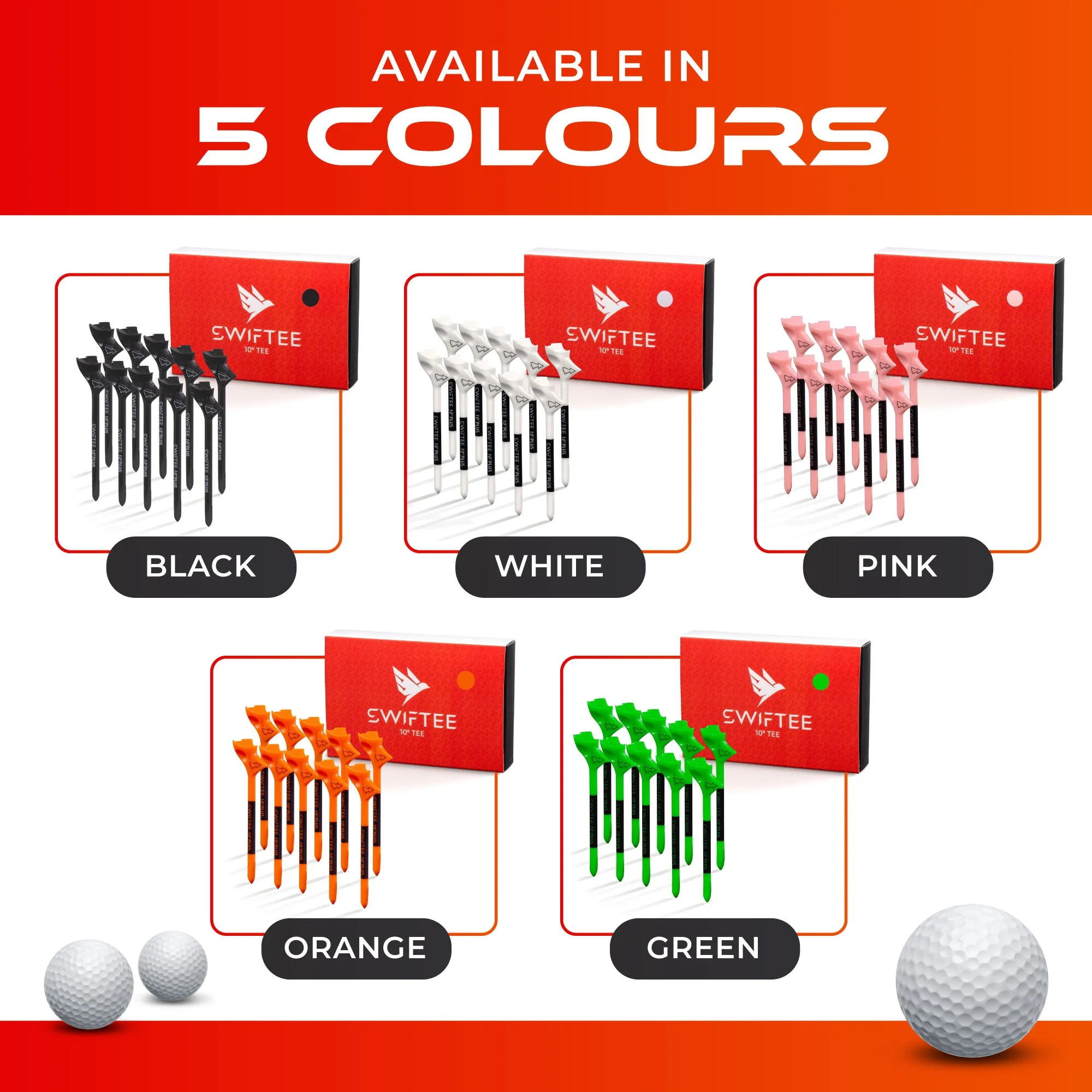83mm Green 10° Angled Golf Tees (10 Pack) for Accuracy - Image 8