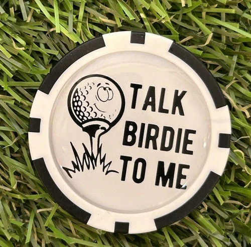 Talk birdie To Me   - Golf Poker Chip - Funny - UK Seller - Image 2
