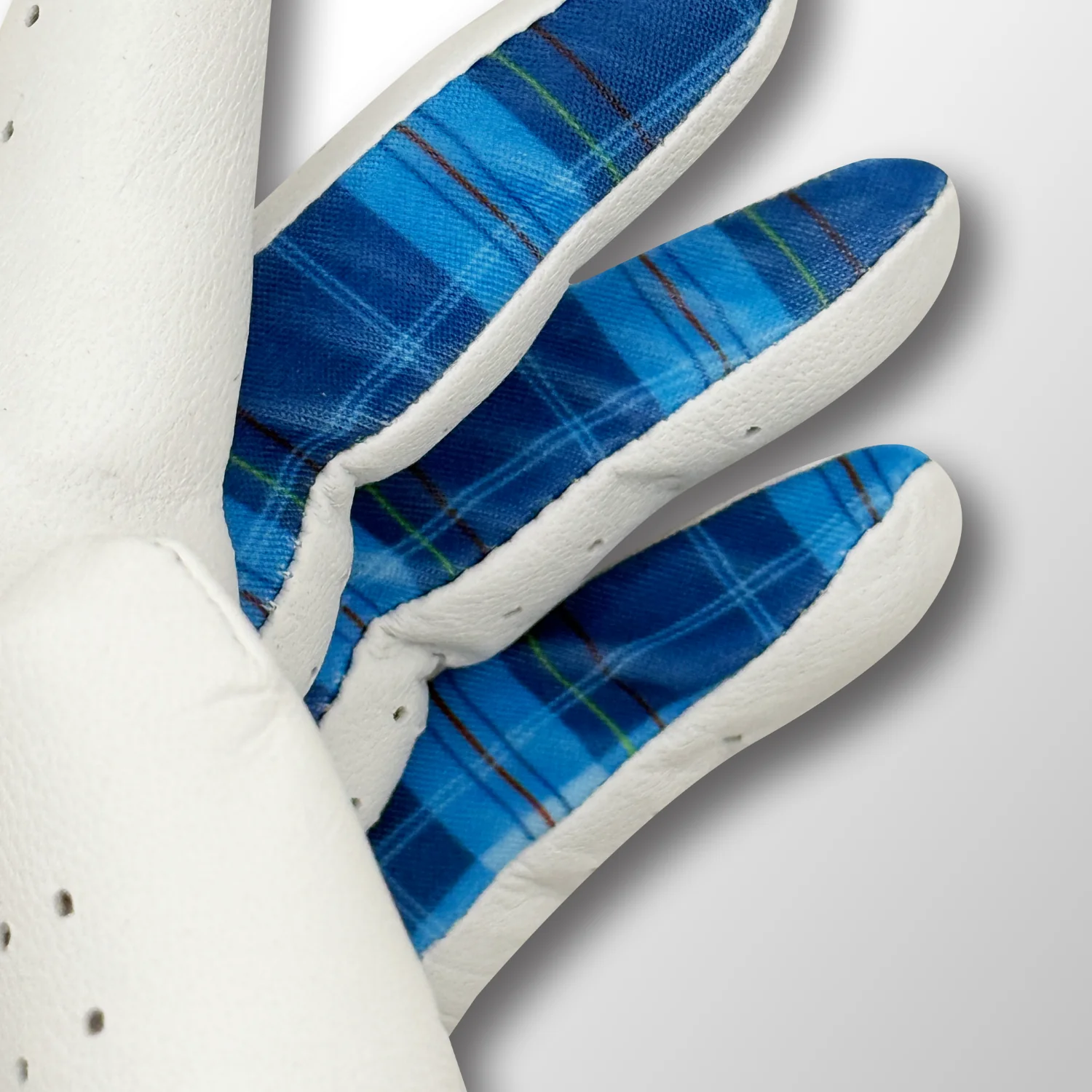 SWAK Tartan Cabretta Leather Golf Glove Classic Grip - Image 5