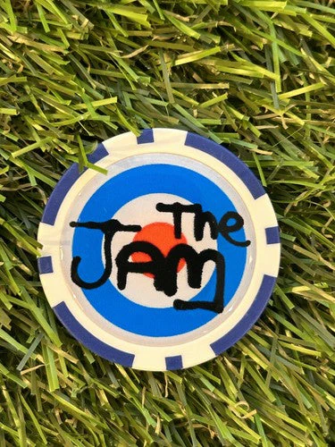 Golf Poker Chip Ball Marker, Dartboard Design, 40mm