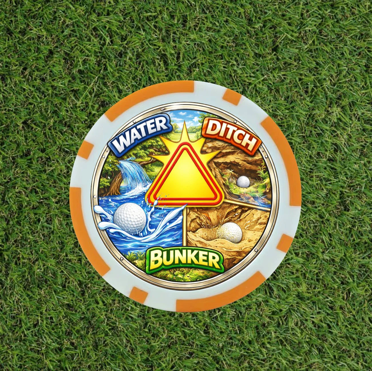 The Pick 'n Mix Vegas Poker Chip golf set - the 1st of its kind. Pick the chips you want - Image 16