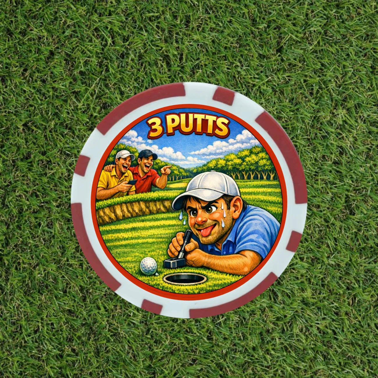 The Pick 'n Mix Vegas Poker Chip golf set - the 1st of its kind. Pick the chips you want - Image 20