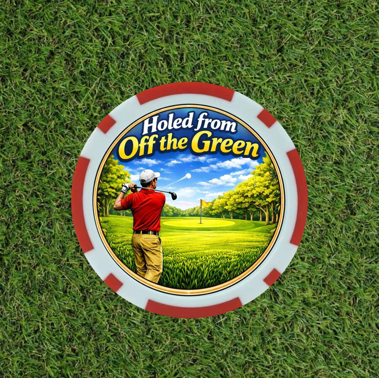 The Pick 'n Mix Vegas Poker Chip golf set - the 1st of its kind. Pick the chips you want - Image 8