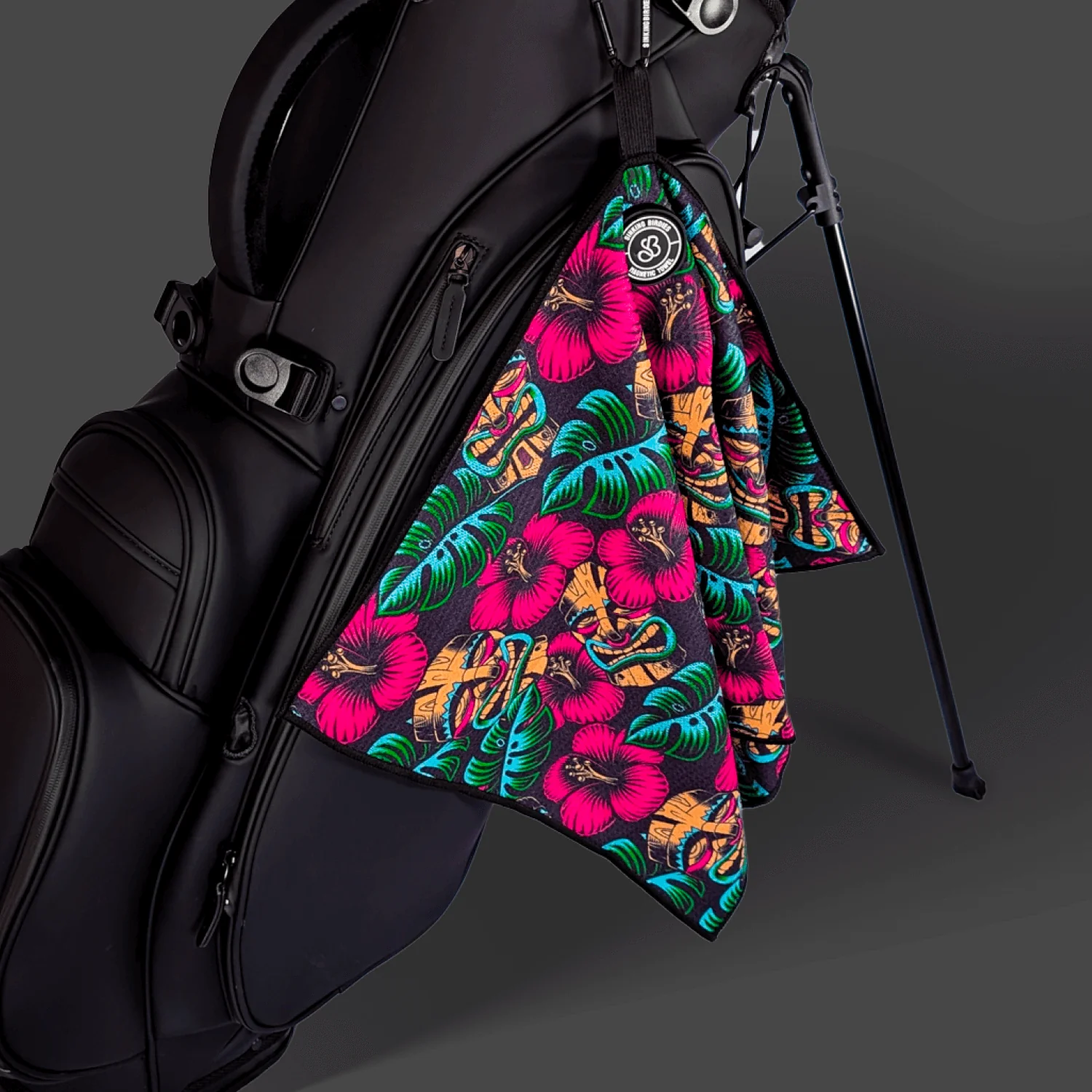 Tiki Tap-in Magnetic Golf Towel