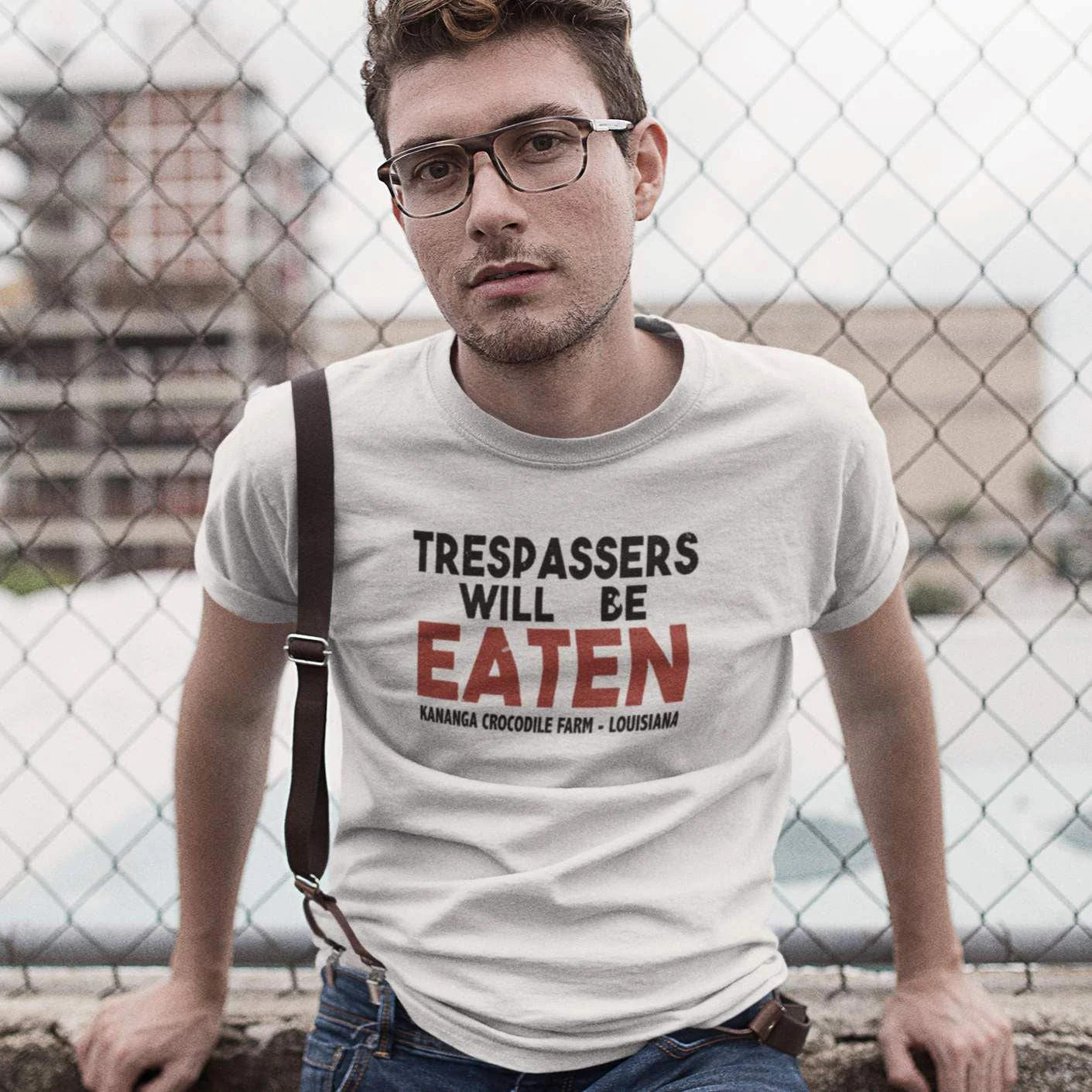Trespassers Will Be Eaten T-Shirt - Image 3