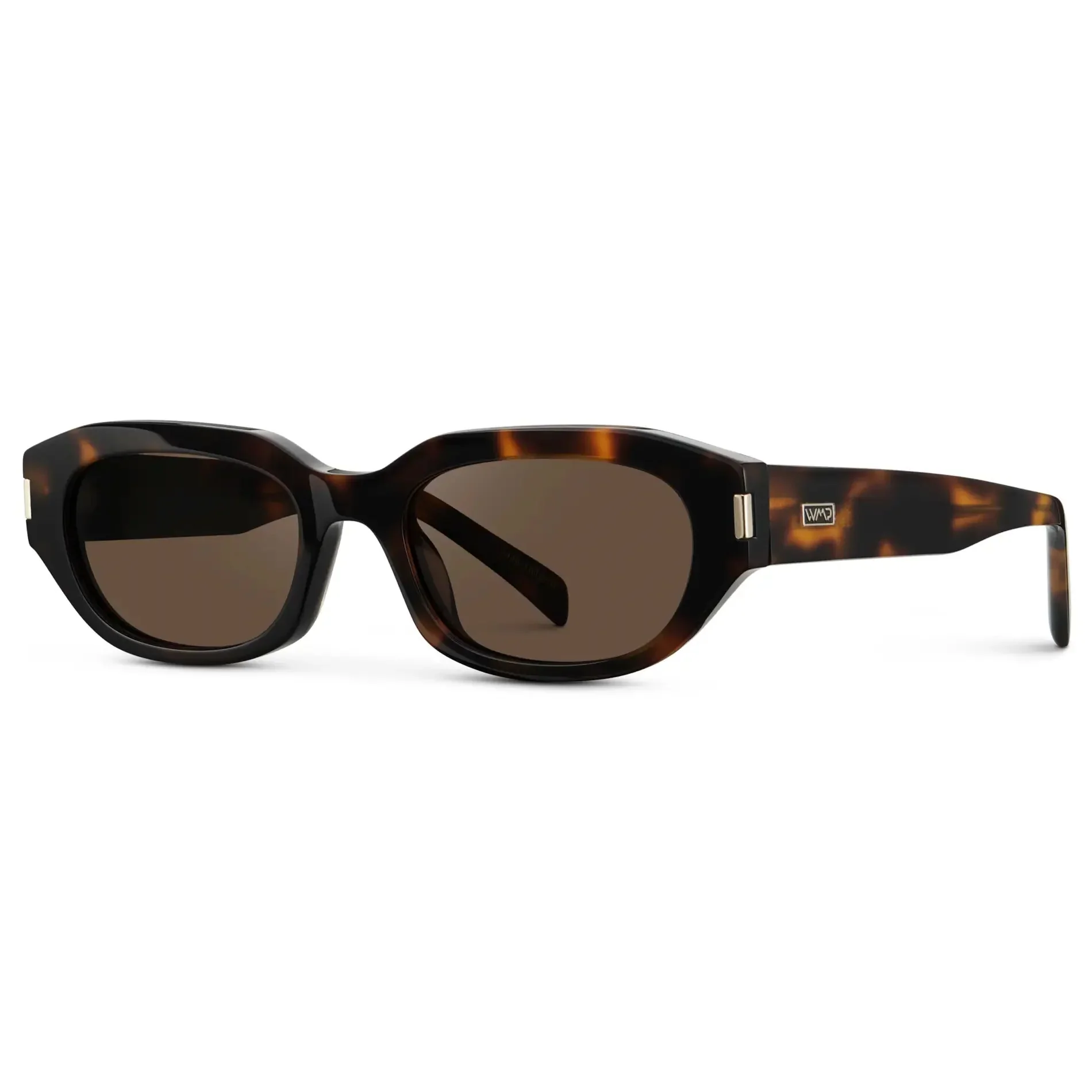 VERA Women's Oval Polarised Sunglasses in Tortoise by WMP Eyewear - Image 3