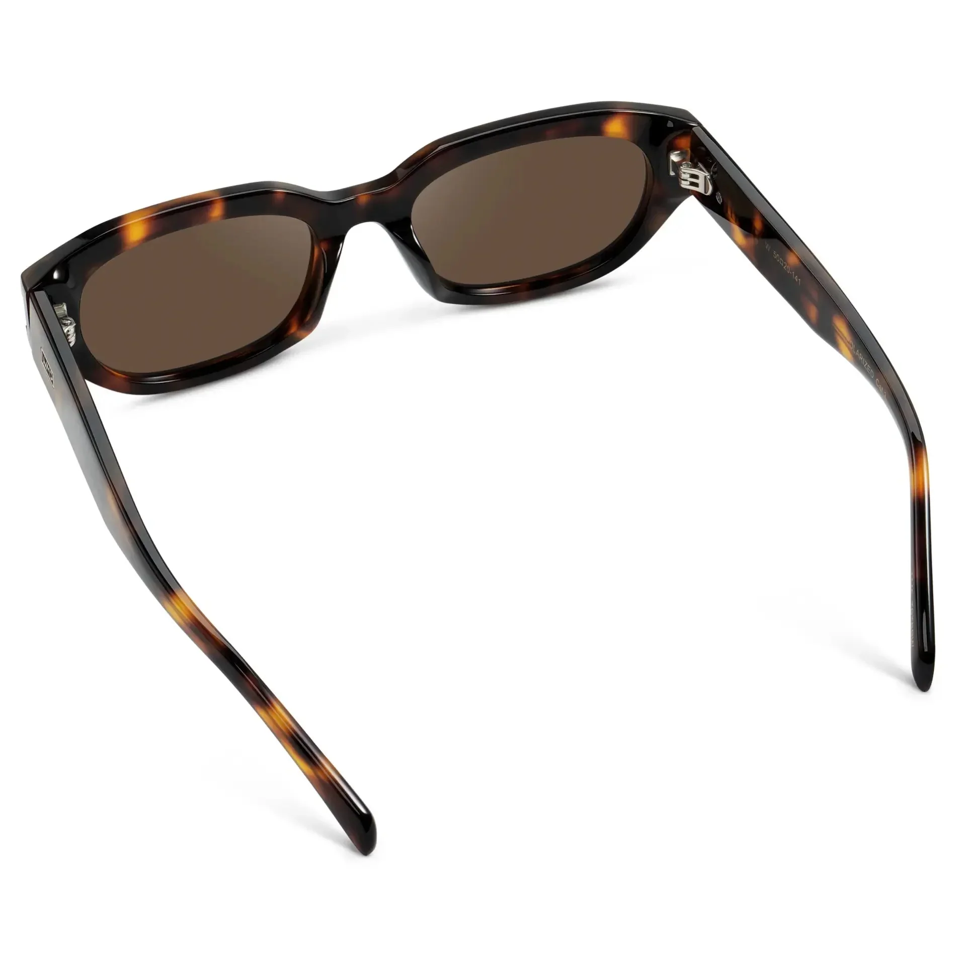 VERA Women's Oval Polarised Sunglasses in Tortoise by WMP Eyewear - Image 4