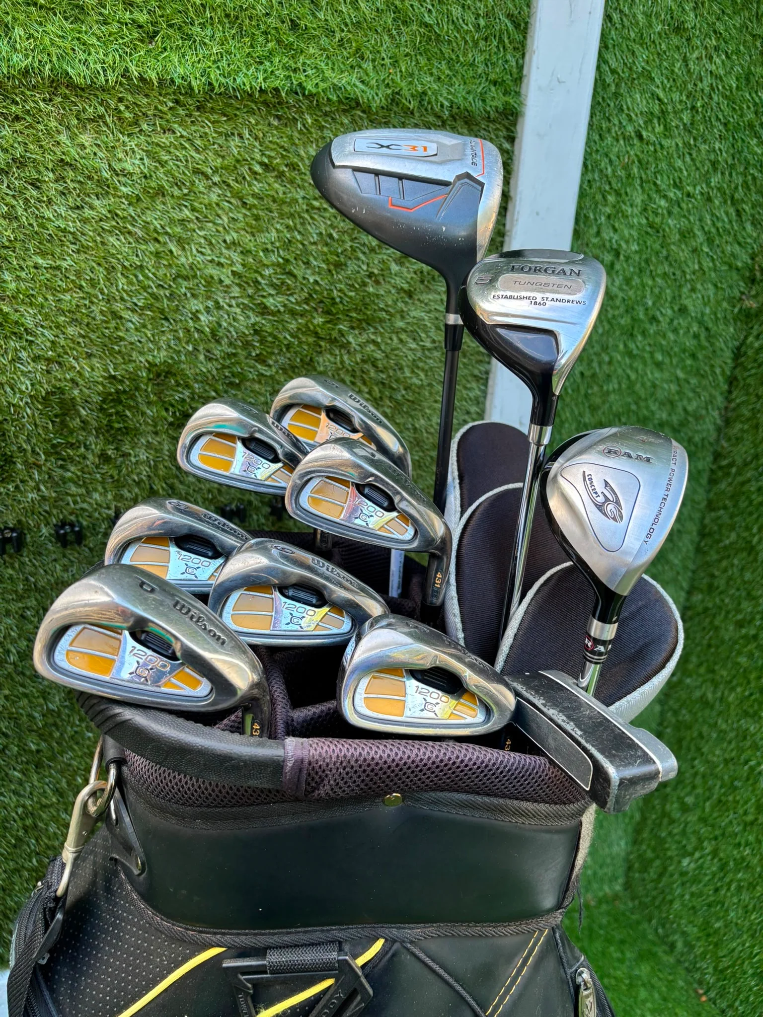 Wilson 1200 CG Golf Set with X31 Driver, RAM Hybrid & Powakaddy Cart Bag - Image 27