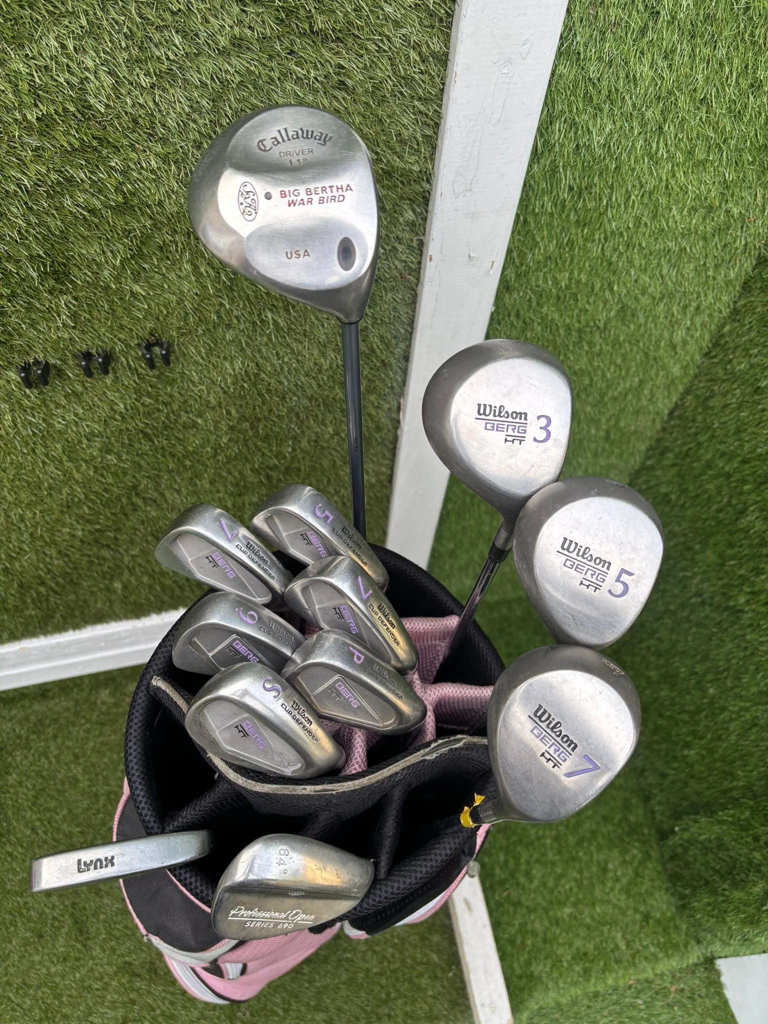 Wilson Berg HT Ladies Golf Set with Callaway Big Bertha War Bird Driver & Cart Bag - Image 4