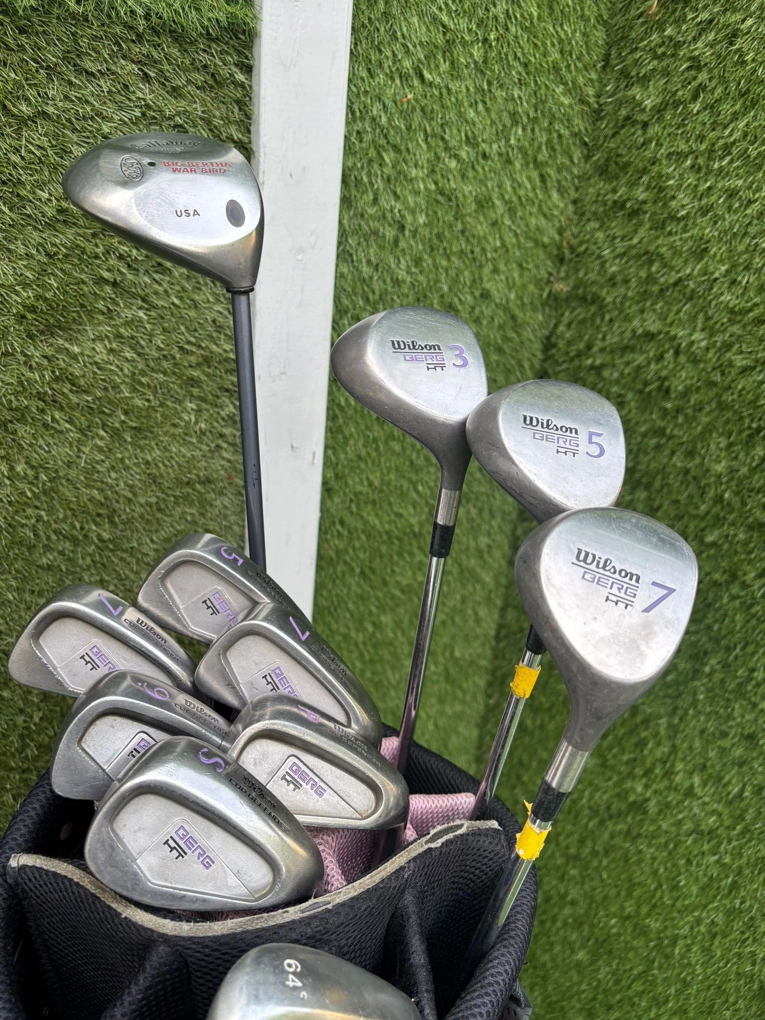 Wilson Berg HT Ladies Golf Set with Callaway Big Bertha War Bird Driver & Cart Bag - Image 5