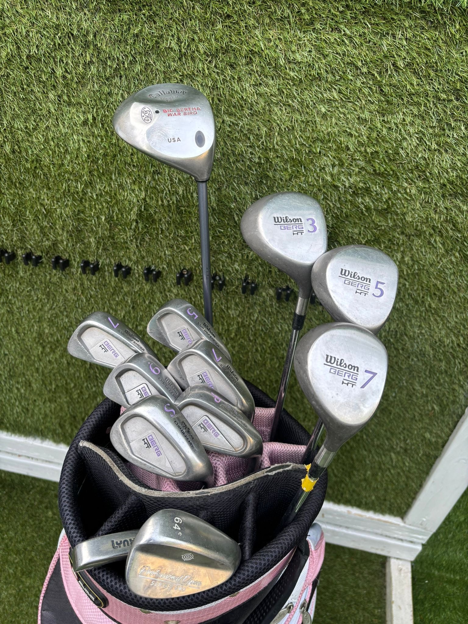 Wilson Berg HT Ladies Golf Set with Callaway Big Bertha War Bird Driver & Cart Bag - Image 8