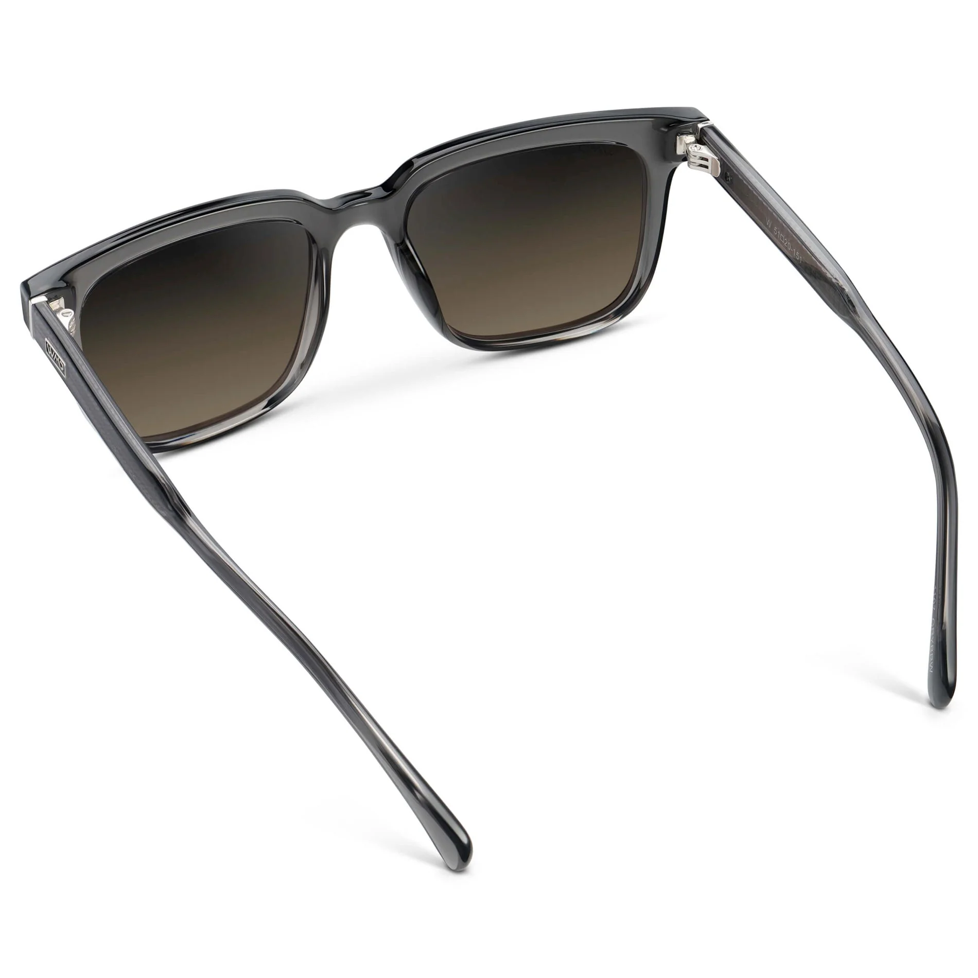 WILSON Polarised Square Sunglasses Smoke Grey | WMP Eyewear - Image 5