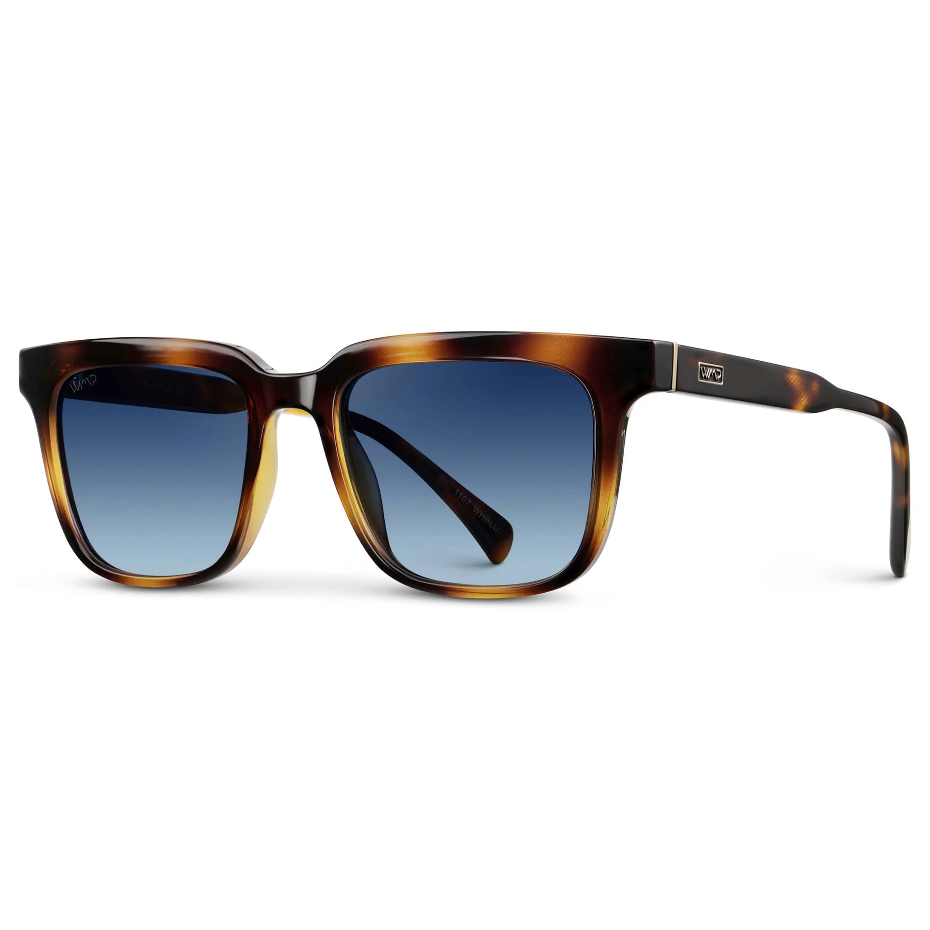 WILSON Polarised Square Sunglasses for Men, Whiskey Tortoise Sunglasses - Image 4