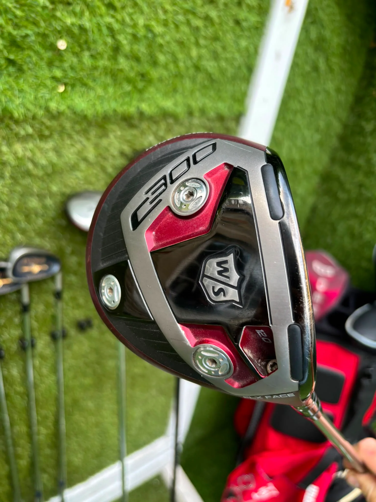 Wilson ProStaff Oversize Irons, Wilson Staff D300 Driver, Wilson Deep Red Woods & Wilson Stand Bag - Image 19