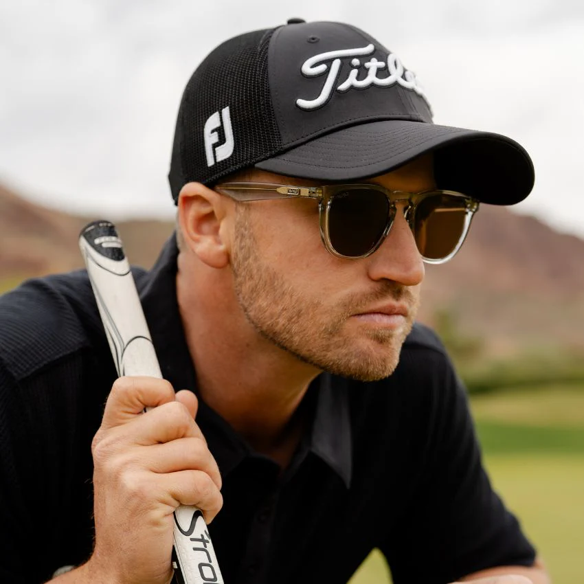 Golf Sunglasses Polarized UV400 Acetate Crystal Grey WMP - Image 3