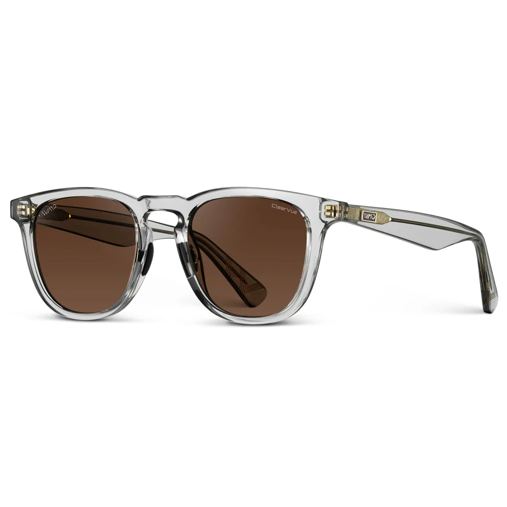 Golf Sunglasses Polarized UV400 Acetate Crystal Grey WMP - Image 4