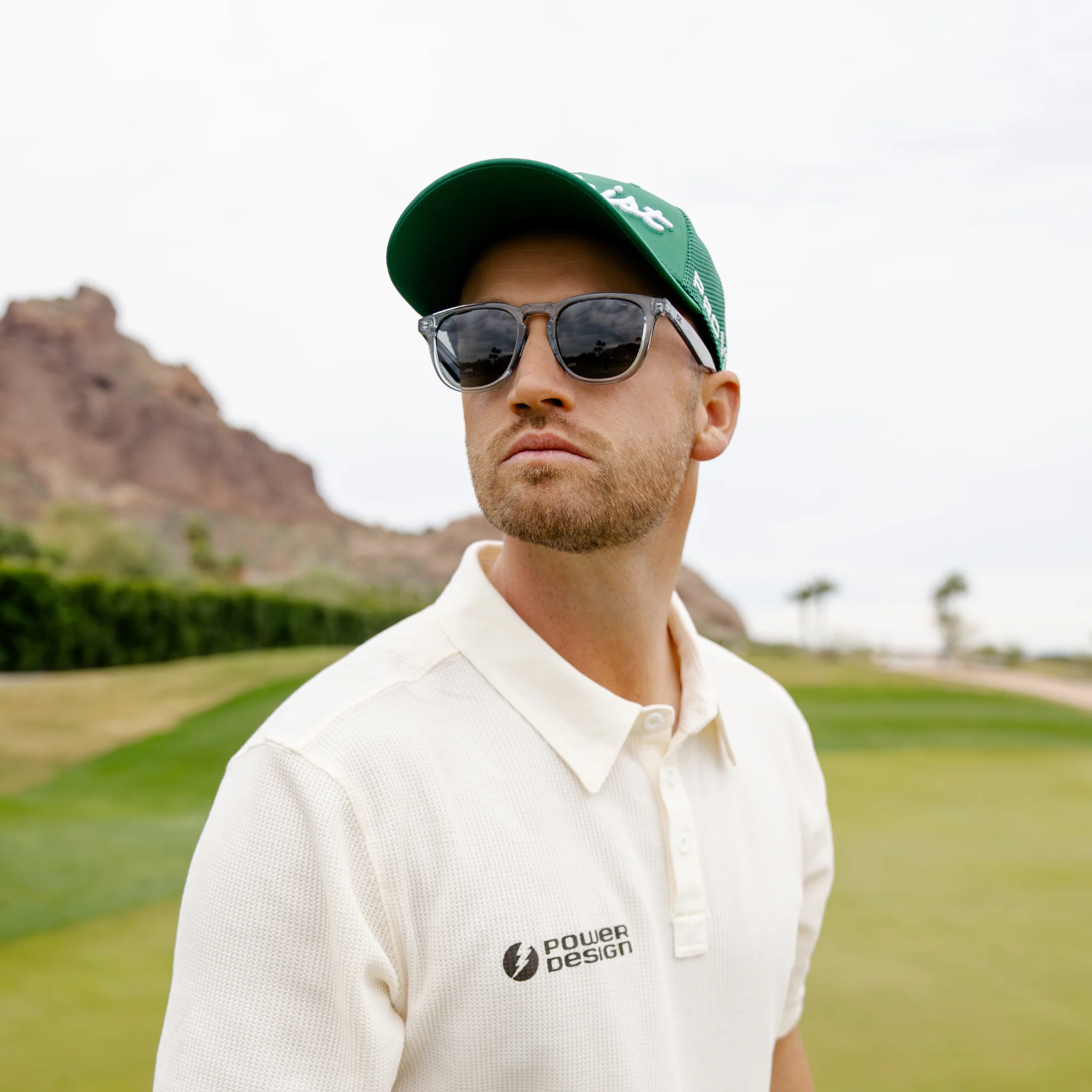 WYNDHAM Men's Polarized Golf Sunglasses Denim Blue | WMP Eyewear - Image 6