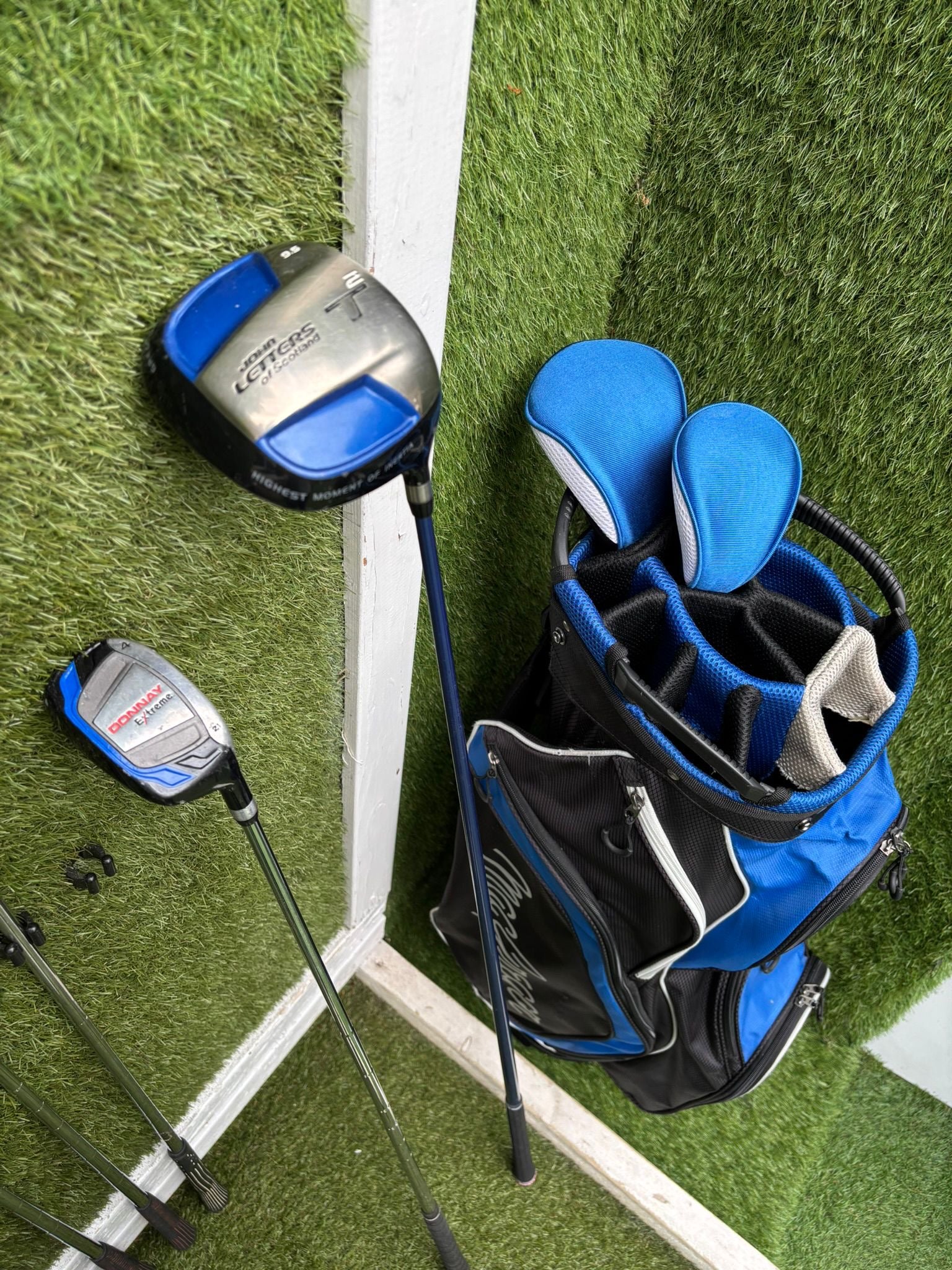 Z-Model II 3-SW Irons, Ping Zing 2 Red Dot 2 Iron, Driver, Hybrid & MacGregor Bag - Image 10