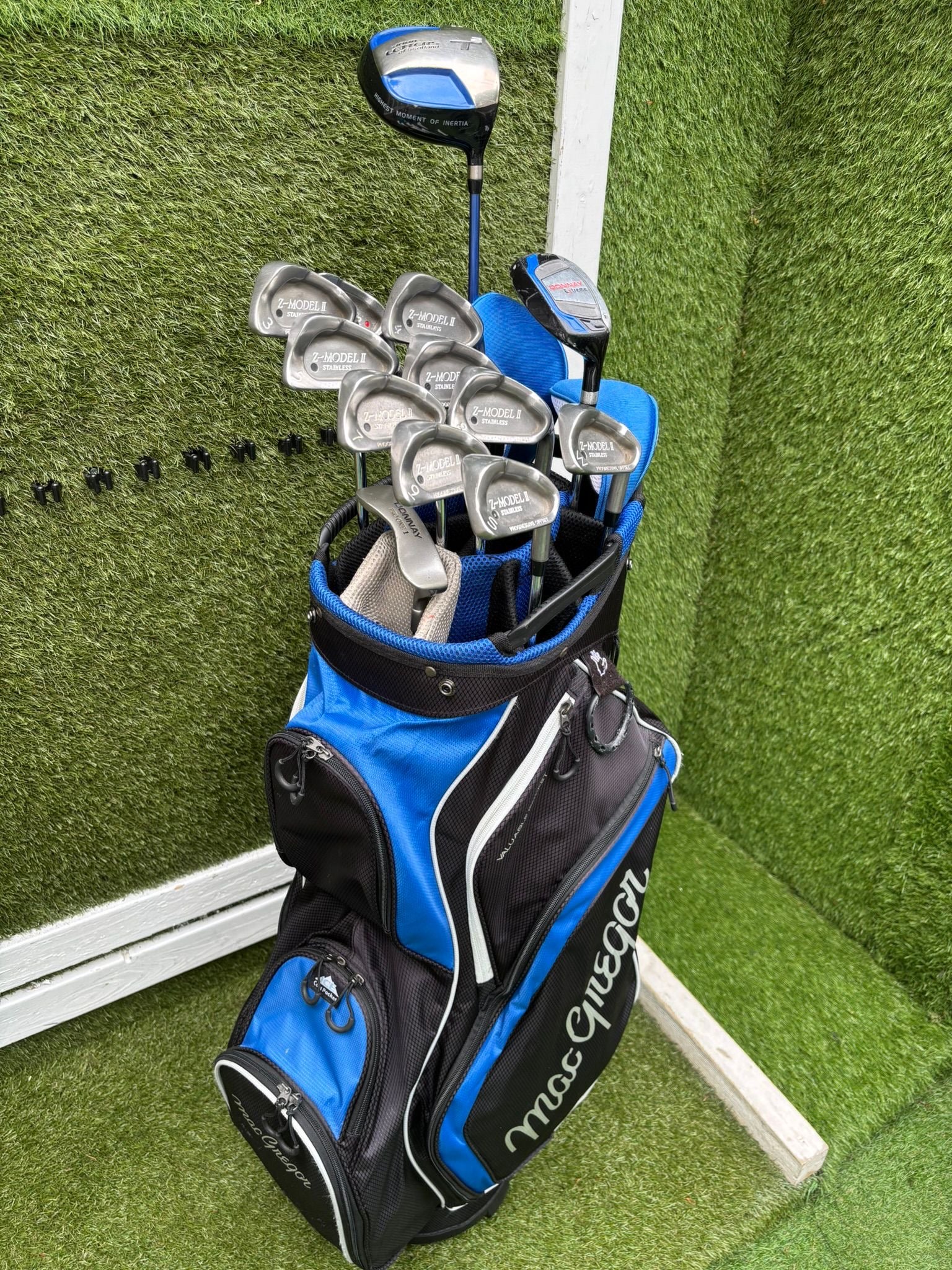Z-Model II 3-SW Irons, Ping Zing 2 Red Dot 2 Iron, Driver, Hybrid & MacGregor Bag - Image 21