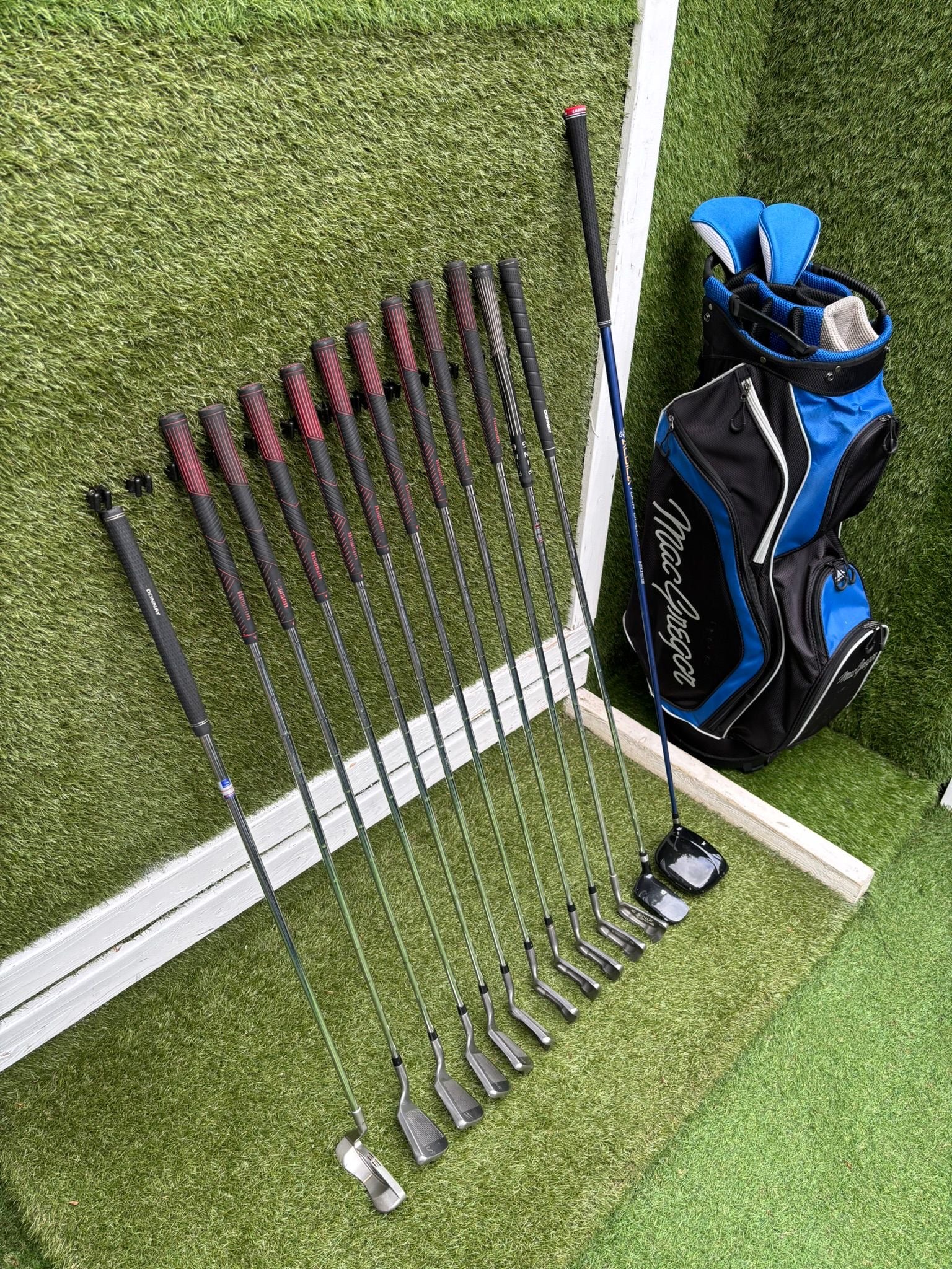 Z-Model II 3-SW Irons, Ping Zing 2 Red Dot 2 Iron, Driver, Hybrid & MacGregor Bag - Image 25