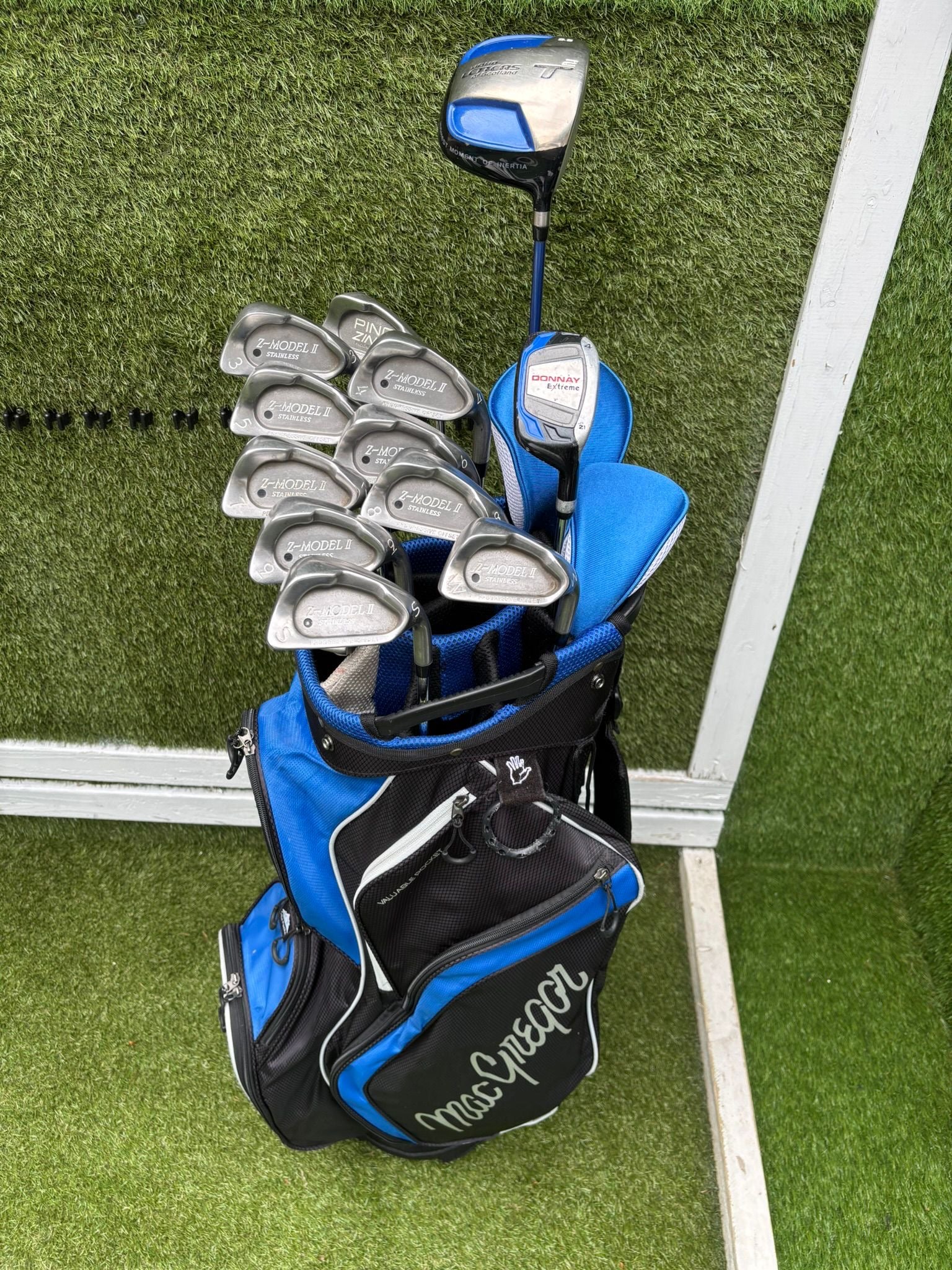 Z-Model II 3-SW Irons, Ping Zing 2 Red Dot 2 Iron, Driver, Hybrid & MacGregor Bag - Image 7